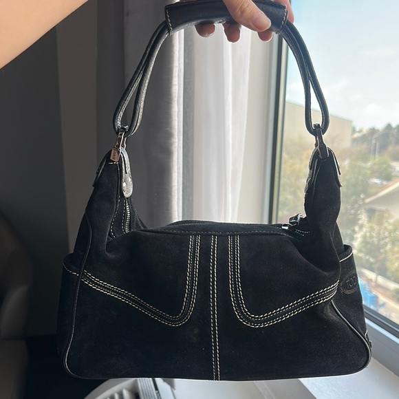 Tods suede shoulder bag - Picture 2 of 9